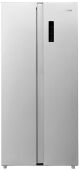 Холодильник Side-by-Side Ascoli ACDS450WIB Inverter серебристый, дисплей, 78 см, No Frost