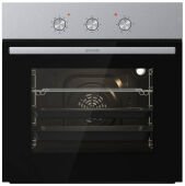 Духовой шкаф Gorenje BO6727E03NX нержавеющая сталь, 9 режимов, Утапливаемые переключатели, таймер