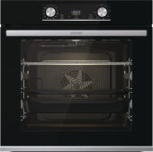 Духовой шкаф Gorenje BBOSX6737E09BG G400, черный, телескопические направляющие 2 шт, 12 режимов, термощуп