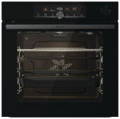 Духовой шкаф Gorenje BPSA6747A08BG черный, пиролиз, 2-х ур. телескопические, автопрограммы, электронный контроль