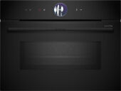 Духовой шкаф BOSCH CMG936AB1S Serie 8, черный, компактный с свч, Control Ring с TFT, Home Connect