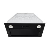 Вытяжка DeLonghi COSETTA 510 NB, черный/черное стекло, встраиваемый модуль 50 см, 1200 куб. м, сенсорное управление