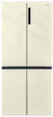 Холодильник Centek CT-1746 NF Beige Glass бежевое стекло, 192x83.3 см, 4-х дверный