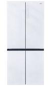 Холодильник Centek CT-1746 NF White Glass белое стекло, 192x83.3 см, 4-х дверный