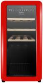 Винный шкаф TESLER CWC-188 RUBY RED
