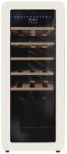 Винный шкаф TESLER CWC-248 IVORY слоновая кость ретро, 92.8х36.6 см, 24 бордо, 5-20 C
