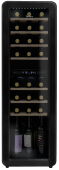 Винный шкаф TESLER CWC-308 BLACK черный ретро, 120.5х36.6 см, 30 бордо, 5-20 C