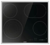 Варочная панель Gorenje ECS646BXE рама сталь, овальная и радиальная зоны расширения, Hi-light