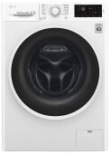 Стиральная машина LG F4J6TNP0W DD, белый, 8 кг, 1400 об/мин, Инверторный двигатель, прямой привод