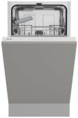 Встраиваемая посудомоечная машина Gorenje GV522E10WE узкая, 9 комплектов, 5 программ