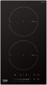 Варочная панель Beko HDI 32400 TO домино, 28.8 см, 2 индукционные, бустер, слайдер