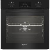 Духовой шкаф Indesit IBFTE 2434 BL черный, 6 режимов, быстрый разогрев, Каталитическая задняя стенка