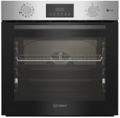 Духовой шкаф Indesit IBFTS 4941 JH IX нержавеющая сталь, 12 режимов, утапливаемые ручки, каталитическая панель