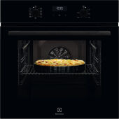Духовой шкаф Electrolux KODEF70BZ 500 SurroundCook, черный, SteamBake