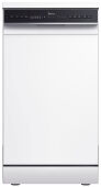 Посудомоечная машина Midea MFD45S150Wi белая, узкая, 9 программ, 3-я корзина, Smart Home