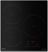 Варочная панель Midea MIH43103F черная, 45 см, индукция, бустер, таймер, слайдер