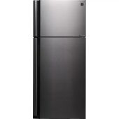 Холодильник Sharp SJ-XE59PMSL Plasmacluster ION Серебристый 185х80 см, верхняя мк