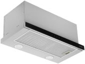 Вытяжка Gorenje TH60E8SGB с выдвижным экраном, нержавеющая сталь/черное стекло, 800 куб.м/ч