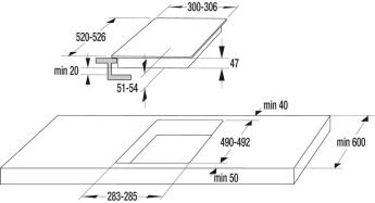   Gorenje ECT 321 BCSC  30  52 , 2  Hi-light,  