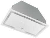 Вытяжка Korting KHI 6997 GW, белое стекло, встраиваемый модуль 50 см, 950 куб. м, сенсорное управление, слайдер